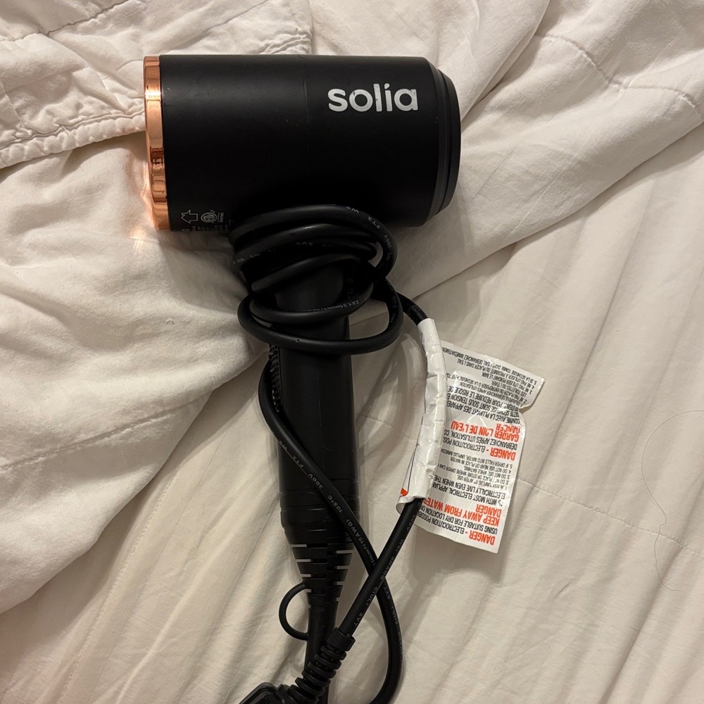 Black and Gold Hair Dryer
